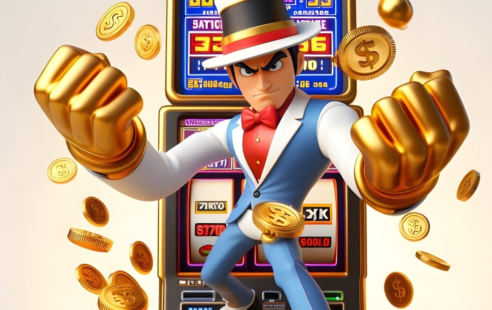 figurine-man-suit-gold-ring-with-gold-coins